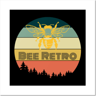 Bee Retro Posters and Art